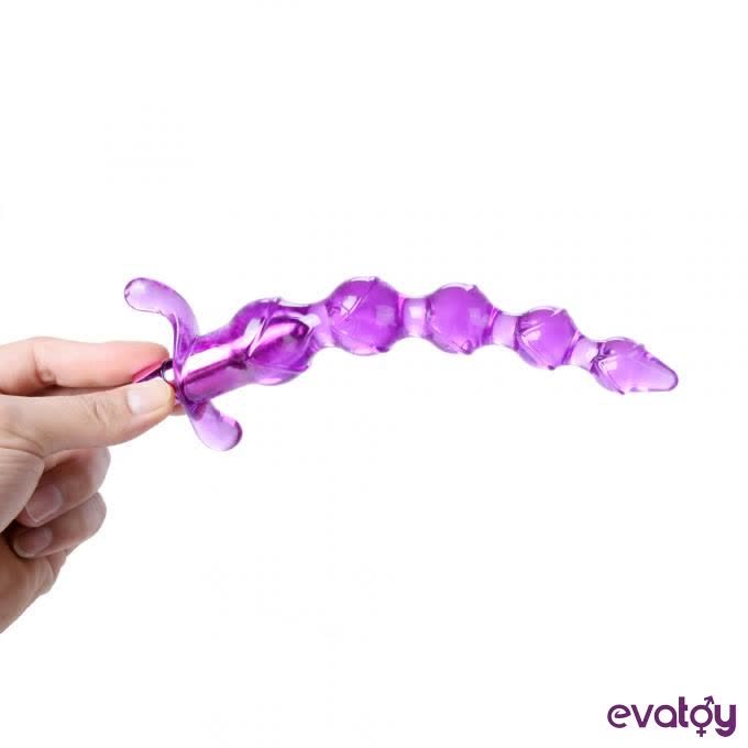 جهاز تدليك البروستاتا الناعم Evatoy SM Anal Bead Vibrator بسرعة اهتزاز واحدة