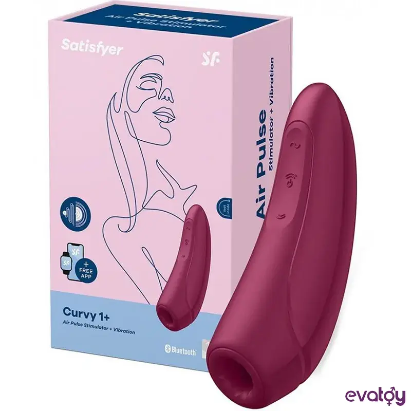 جهاز تحفيز البظر Satisfyer Curvy 1 Vacuum Wave