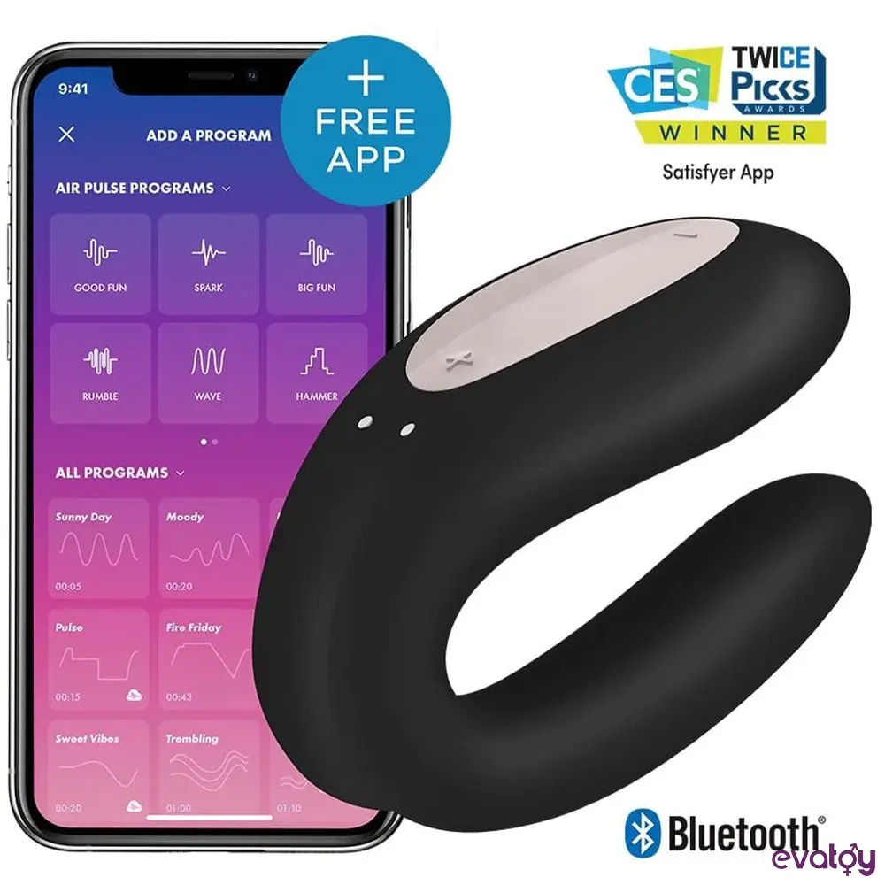 جهاز هزاز مزدوج المتعة من Satisfyer للأزواج