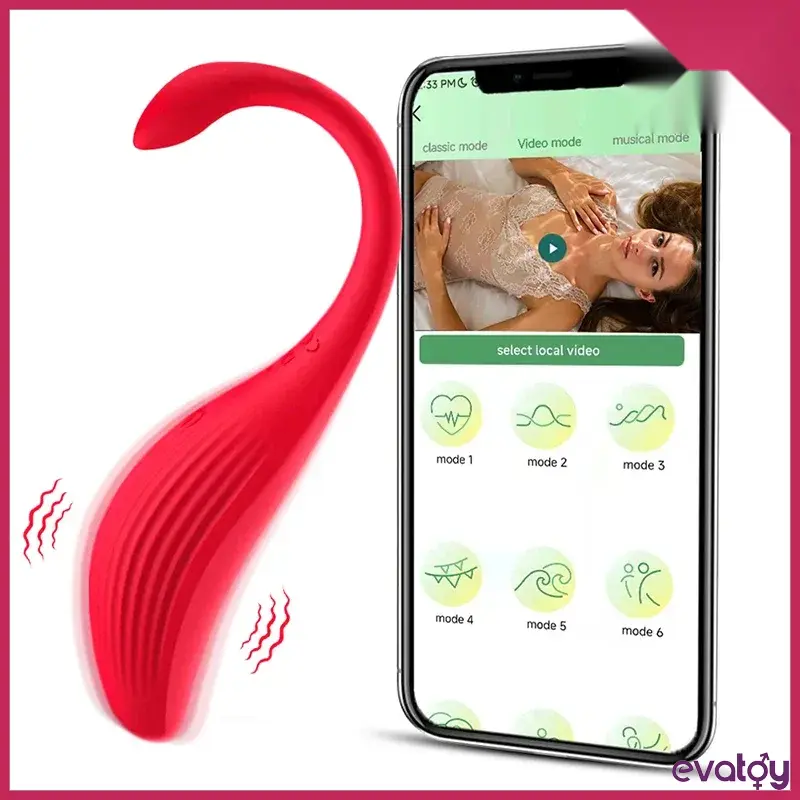 جهاز هزاز تويزفا سوان للتحكم عبر الهاتف للأزواج